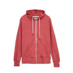 Hooded sweatshirt with zip
